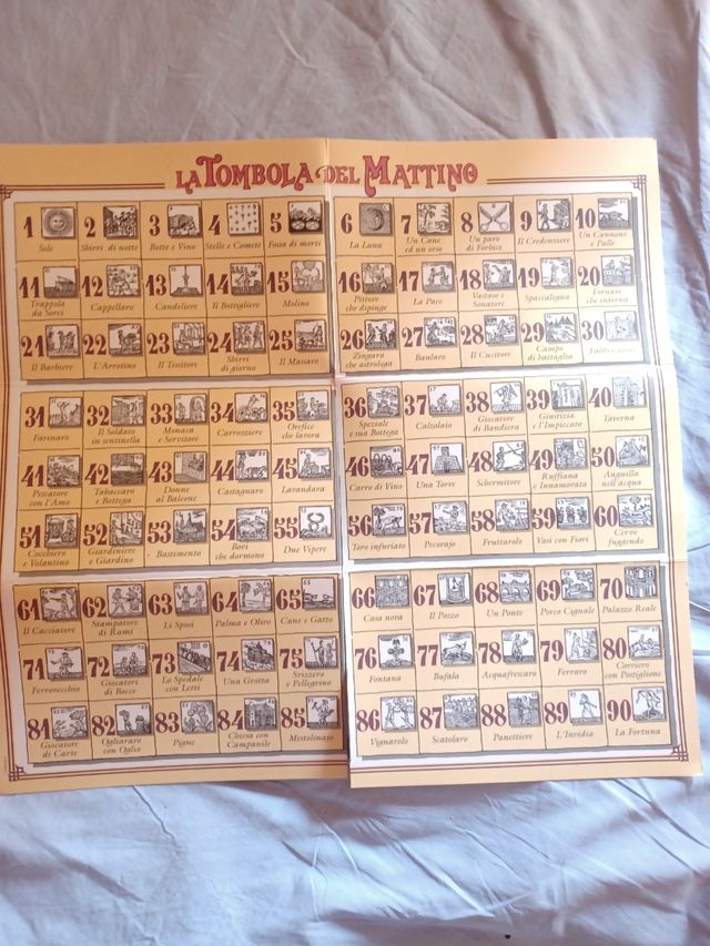 Tombola del Mattino - Gioco