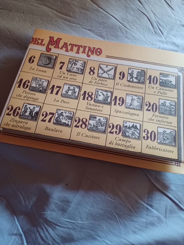 Tombola del Mattino - Gioco