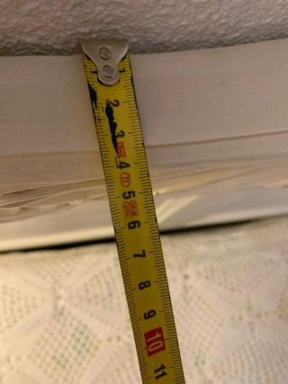 Cabecero vintage tallado cama 135-150 blanco beige