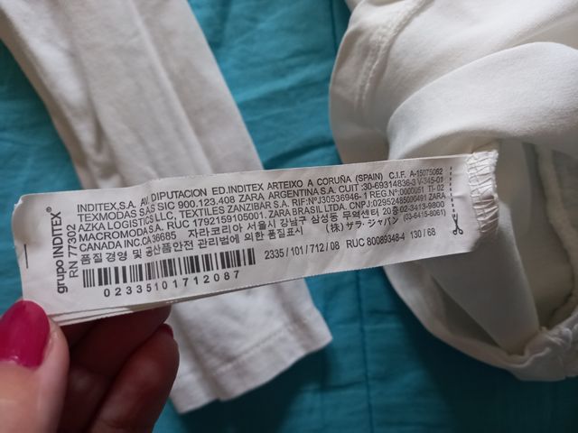 Camiseta Zara  talla 8