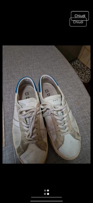 Scarpe DATE bianche e beige