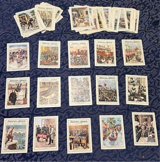 71 cartoline Domenica del Corriere