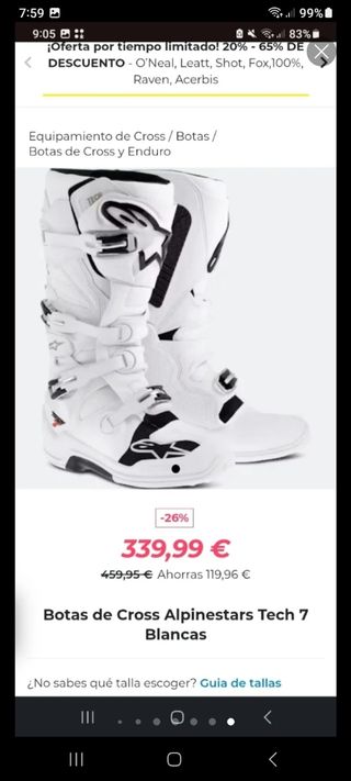 Botas Alpinestars Tech 7