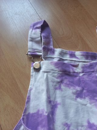 Mono corto tie-dye morado niña