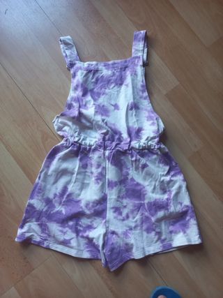 Mono corto tie-dye morado niña