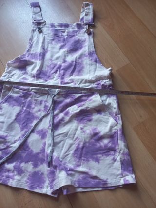 Mono corto tie-dye morado niña