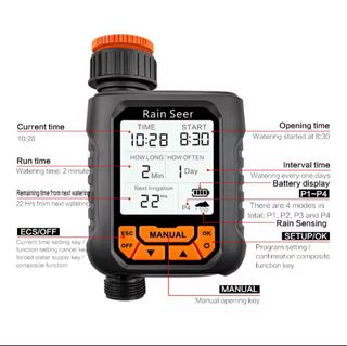 Programador Riego Inteligente Rain Seer