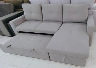 Sofá cama gris - 3 plazas
