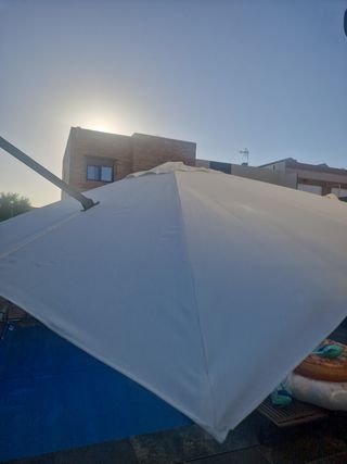 Sombrilla terraza 3x3 beige