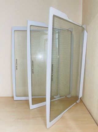 3 estantes cristal nevera Teka