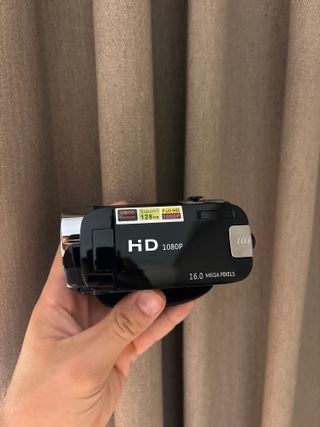 Cámara de video vintage digital estilo nueva