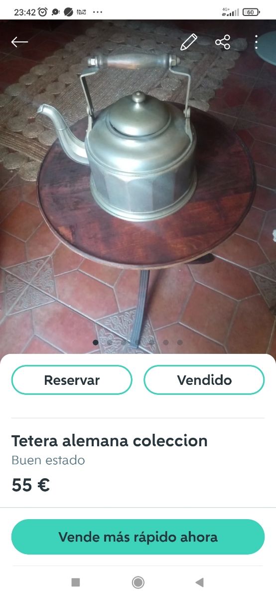 Vecchia teiera tedesca