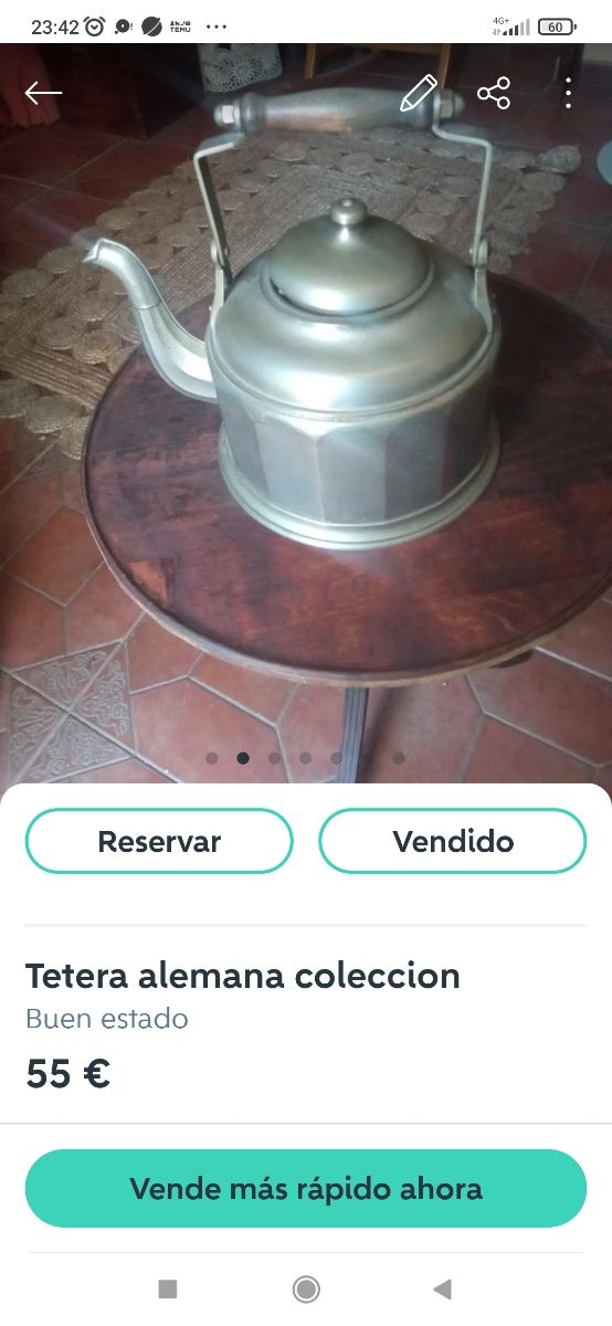 Vecchia teiera tedesca