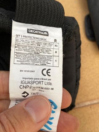 Protecciones Oxelo Roller XS para patines o skate