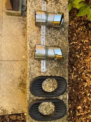 Terminales escape Mercedes A35 AMG