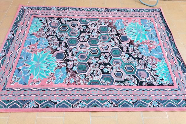 Alfombra multicolor - Rosa