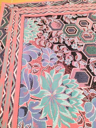 Alfombra multicolor - Rosa