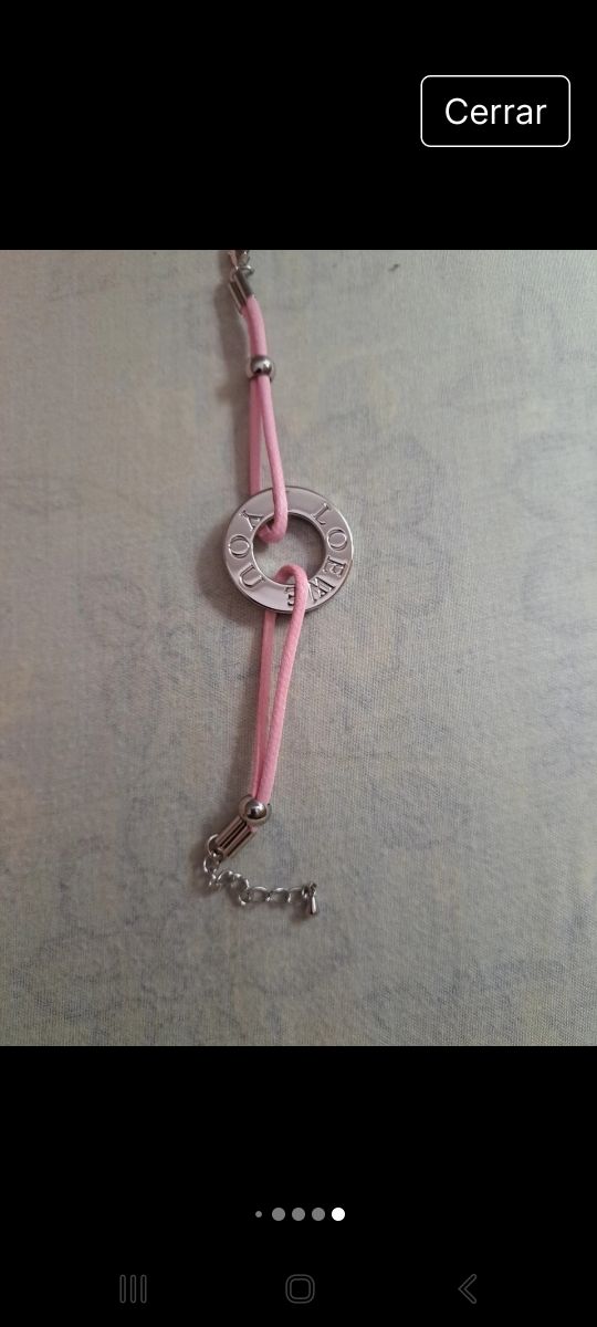 Pulsera Loewe | Plata & Rosa