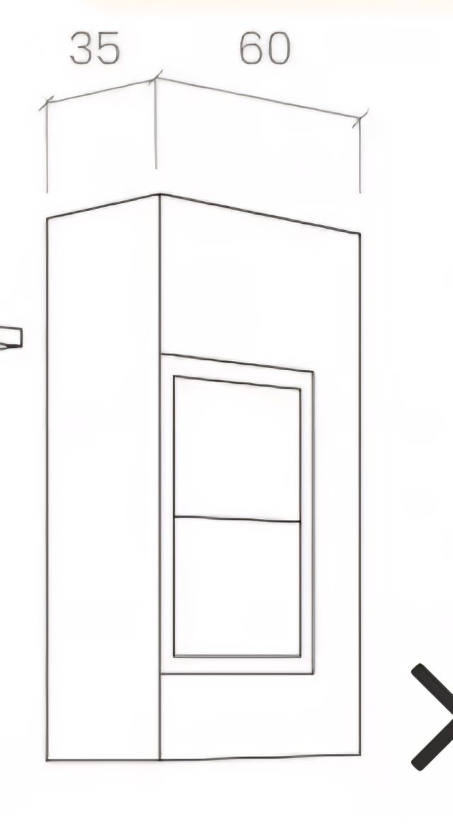 Mueble vitrina salón de HABITARE blanco y madera