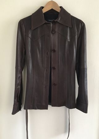 Chaqueta Gant piel marrón talla S