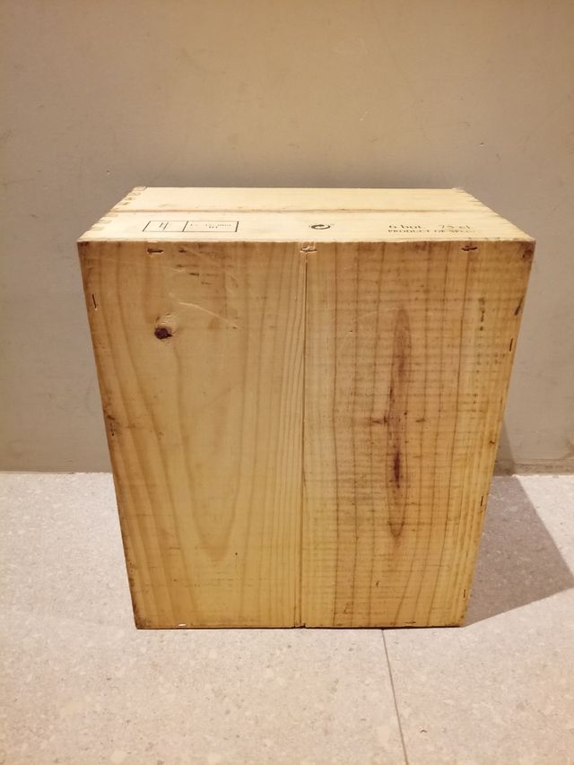 Grande scatola in legno «Gaudium» Vino Marqués Cáceres»