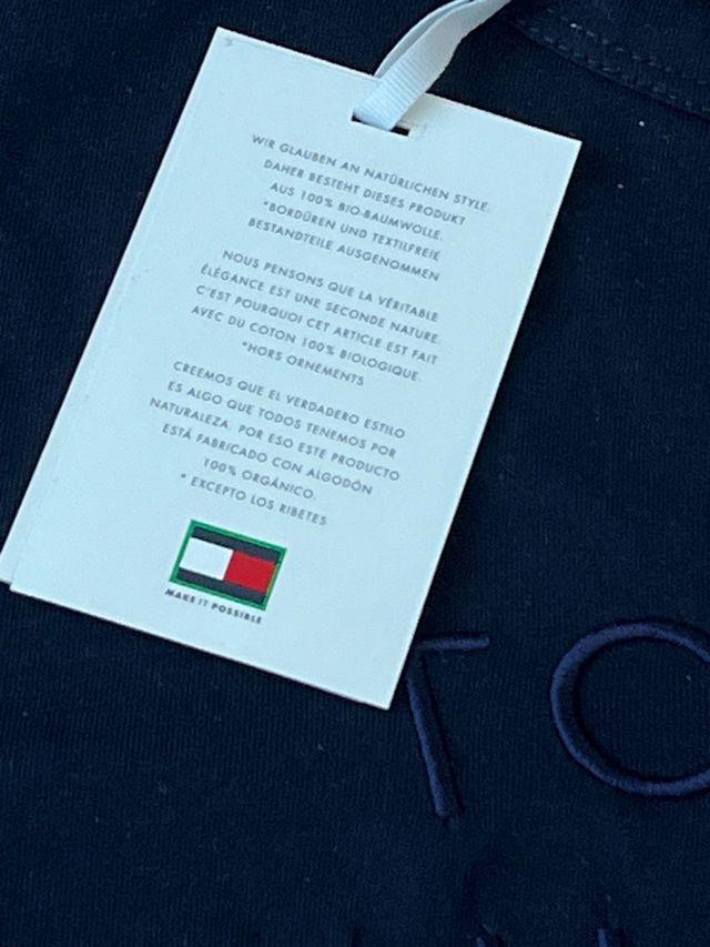 T-shirt Tommy Hilfiger blu donna