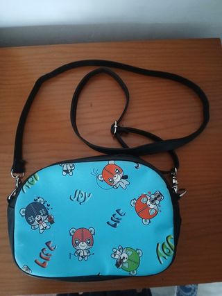Bolso Kipling azul y negro