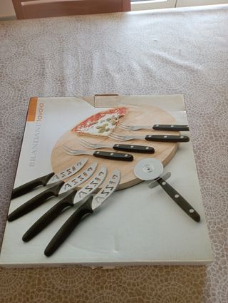 Set pizza Brandani: Tagliere & coltelli