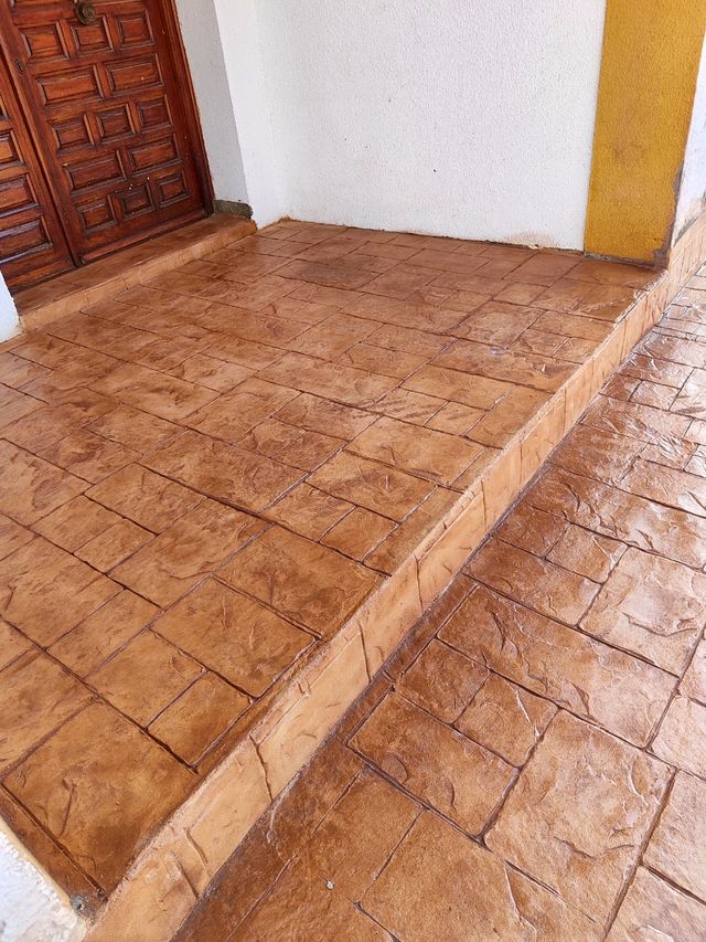 Hormigón impreso pulido