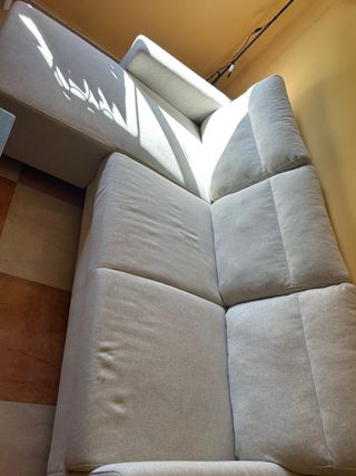 Sofá chaiselongue gris claro PRECIO NEGOCIABLE 