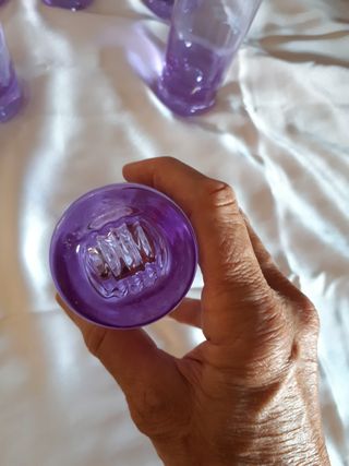 6 Bicchieri  Vecris Viola alessandrite