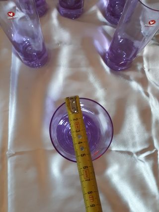 6 Bicchieri  Vecris Viola alessandrite
