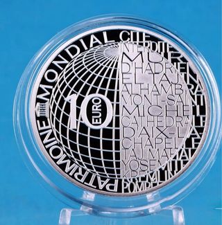 Moneda Plata Coliseo Roma 10€ 2025.