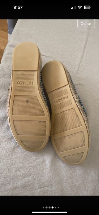 Alpargatas Kenzo azul - Talla 42