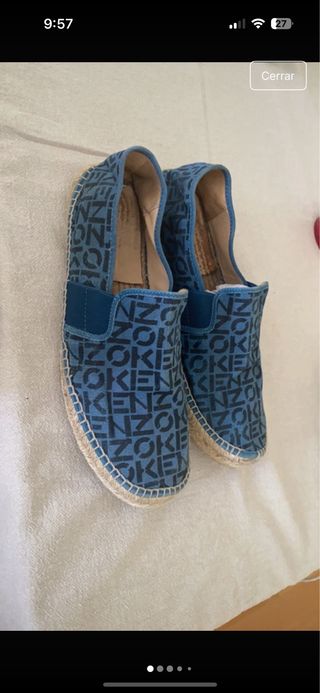 Alpargatas Kenzo azul - Talla 42