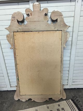 Gran Espejo antiguo.  Madera .