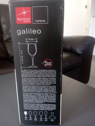 2 Calici Vino Bormioli Rocco Galileo