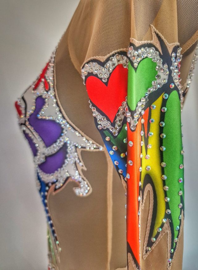 Body Ginnastica Ritmica Colorato