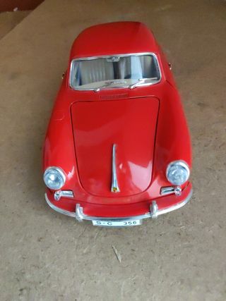 Porsche 356 Burago 1/18 Escala Roja