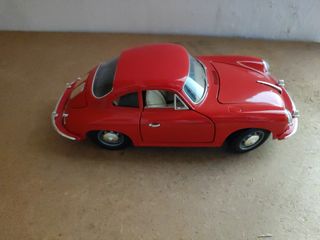 Porsche 356 Burago 1/18 Escala Roja