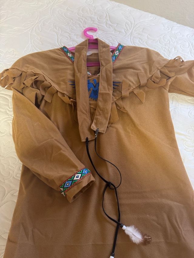 Disfraz india niña talla 10-12