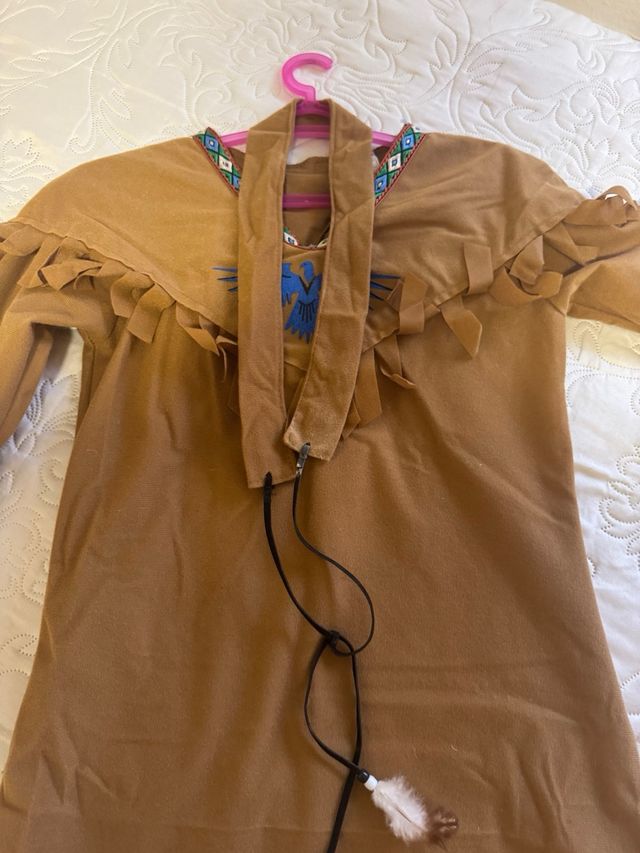 Disfraz india niña talla 10-12