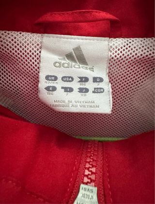Chaqueta Adidas roja N.S. Sparta 09
