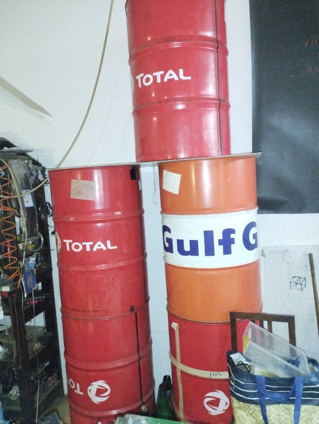 2 Bidones Gulf grandes