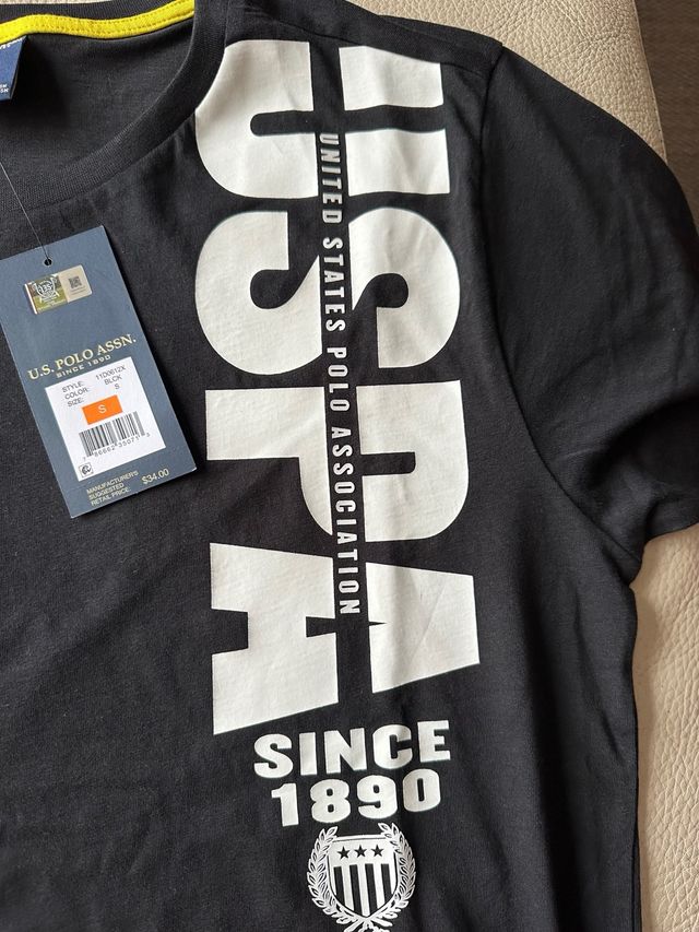 Camiseta US Polo Assn. Negra Talla S