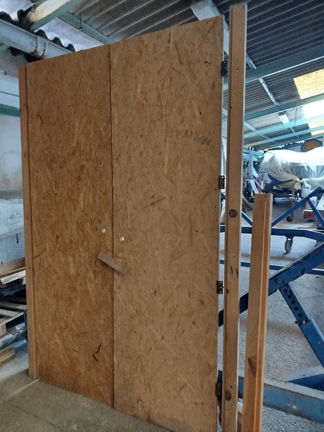 Portal obra OSB 20mm + marco