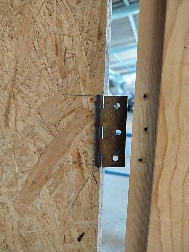 Portal obra OSB 20mm + marco