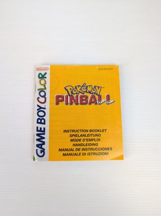 Pokemon Pinball Game Boy Color con SCATOLA