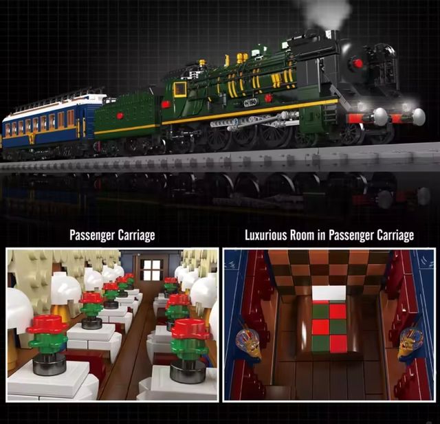 Tren Lego Mould King 12025