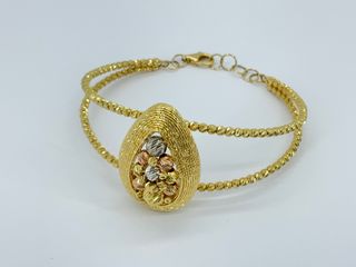 Pulsera oro 1ª ley multicolor